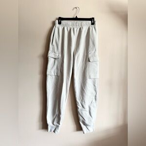 Nike bone white cargo fleece sweatpants (men’s small)